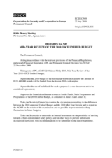 Permanent Council Decision No. 949