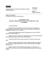 Décision No 948 du Conseil permanent