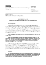 Beschluss Nr. 947 des Ständigen Rates