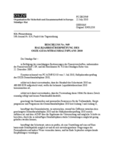 Beschluss Nr. 949 des Ständigen Rates