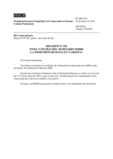 Decisión Nº 931 del Consejo Permanente