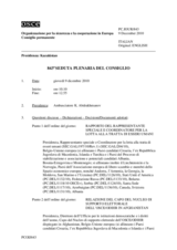 Giornale della 843a Seduta plenaria del Consiglio permanente