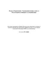 Analysis on the Legislative Framework on the Communications Regulatory Agency in Bosnia and Herzegovina