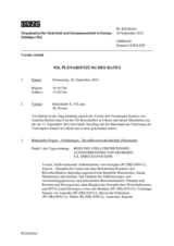 Journal der 924. Plenarsitzung des Ständigen Rates