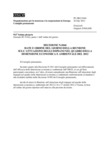 Decisione N.1044 del Consiglio permanente