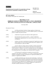 Décision No 7/12 du Forum pour la coopération en matière de sécurité