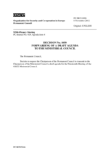 Permanent Council Decision No. 1050