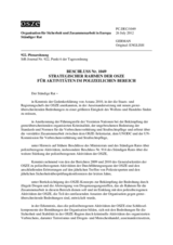 Beschluss Nr. 1049 des Ständigen Rates: Strategischer Rahmen der OSZE für Aktivitäten im polizeilichen Bereich