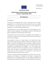 Statement by the Cypriot Presidency of the Council of the EU on the preparations for the Dublin Ministerial Council Meeting