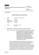 Journal der 930. Plenarsitzung des Ständigen Rates