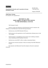 Permanent Council Decision No. 1064