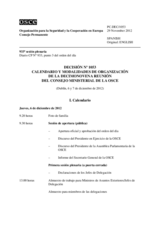 Decisión Nº 1053 del Consejo Permanente