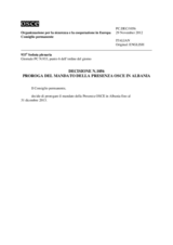 Decisione N.1056 del Consiglio permanente