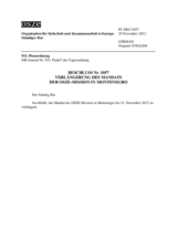 Beschluss Nr. 1057 des Ständigen Rates