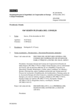 Diario de la 936ª Sesión plenaria del Consejo Permanente 