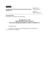 Beschluss Nr. 1070 des Ständigen Rates