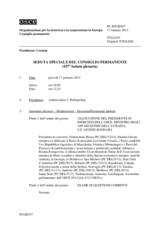 Giornale della 937a Seduta speciale del Consiglio permanente