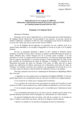 Hommage à M. Stéphane Hessel