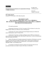 Decisione N.1074 del Consiglio permanente