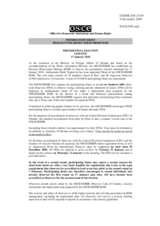 Request for short-term observers