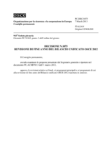 Decisione N.1075 del Consiglio permanente