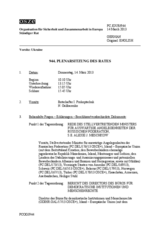 Journal der 944. Plenarsitzung des Ständigen Rates 