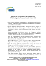 Report on the activities of the Chairperson-in-Office
