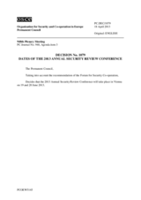 Permanent Council Decision No. 1079