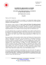 Statement by the Delegation of Turkey on the Third “Heart of Asia” Ministerial Conference in the framework of the Istanbul Process, held in Almaty on 26 April 2013 2 May 2013