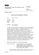Journal de la 948ème séance plénière du Conseil