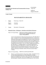 Journal der 950. Plenarsitzung des Ständigen Rates