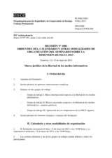 Decisión Nº 1082 del Consejo Permanente