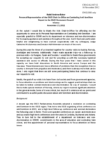 Report by the Personal Representatives of the Chairperson-in-Office on Combating Anti-Semitism