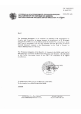 Response by the Delegation of Armenia to the Questionnaire on the Code of Conduct on Politico-Military Aspects of Security
