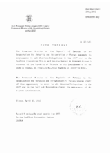 Response by the Delegation of Estonia to the Questionnaire on the Code of Conduct on Politico-Military Aspects of Security