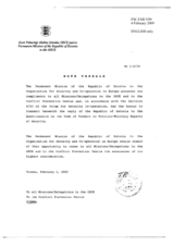 Response by the Delegation of Estonia to the Questionnaire on the Code of Conduct on Politico-Military Aspects of Security