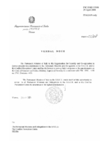 Response by the Delegation of Italy to the Questionnaire on the Code of Conduct on Politico-Military Aspects of Security