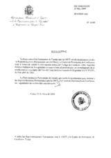 Response by the Delegation of Spain to the Questionnaire on the Code of Conduct on Politico-Military Aspects of Security
