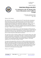 Statement by the Delegation of the United States on the Twenty-fourth round of the Geneva International Discussions, held in Geneva, Switzerland, on 25 and 26 June 2013