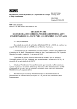 Decisión Nº 1086 del Consejo Permanente
