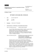 Giornale della 959a Seduta plenaria del Consiglio permanente