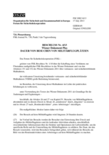 Beschluss Nr. 4/13 des Forums für Sicherheitskooperation