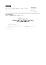 Décision No 1091 du Conseil permanent