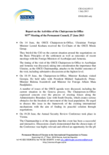 Report on the activities of the Chairperson-in-Office