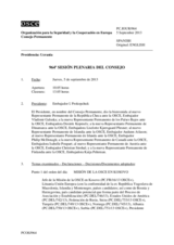 Diario de la 964ª Sesión plenaria del Consejo Permanente 
