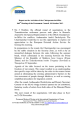 Report on the activities of the Chairperson-in-Office