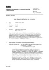 Journal de la 968ème séance plénière du Conseil