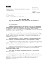 Décision No 1094 du Conseil permanent