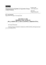 Decisión Nº 1098 del Consejo Permanente