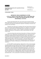 Report by the Chairperson of the Contact Group with the OSCE Asian Partners for Co-operation